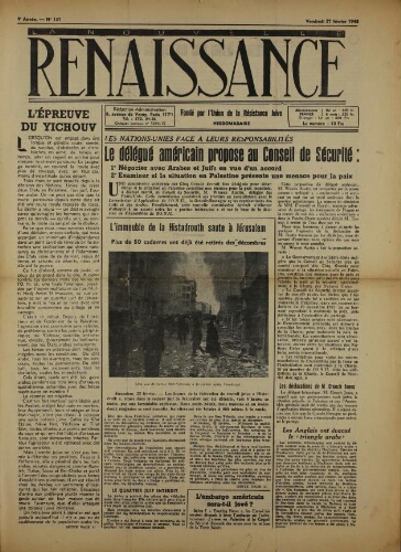 La Nouvelle Renaissance  N°137 (27 févr. 1948)